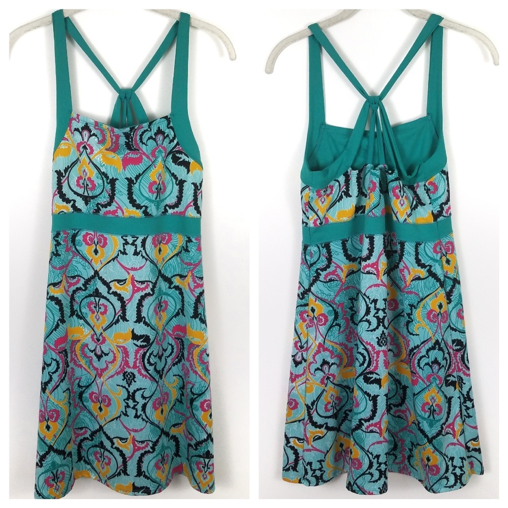 SOYBU Vibrant Paisley Print Athletic Yoga Dress M - Picture 1 of 7